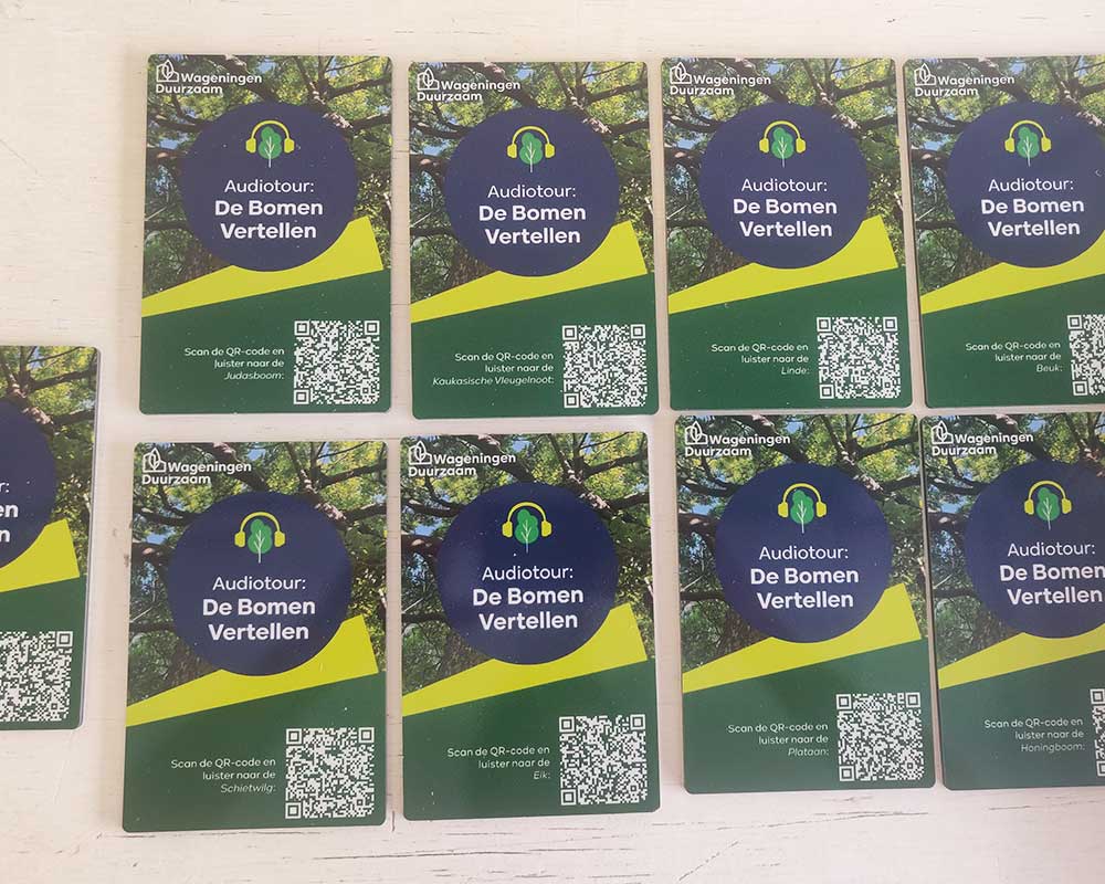 Informatiebordjes Uv Print Afgewerkt Met Krasbestendige Buiten Coating